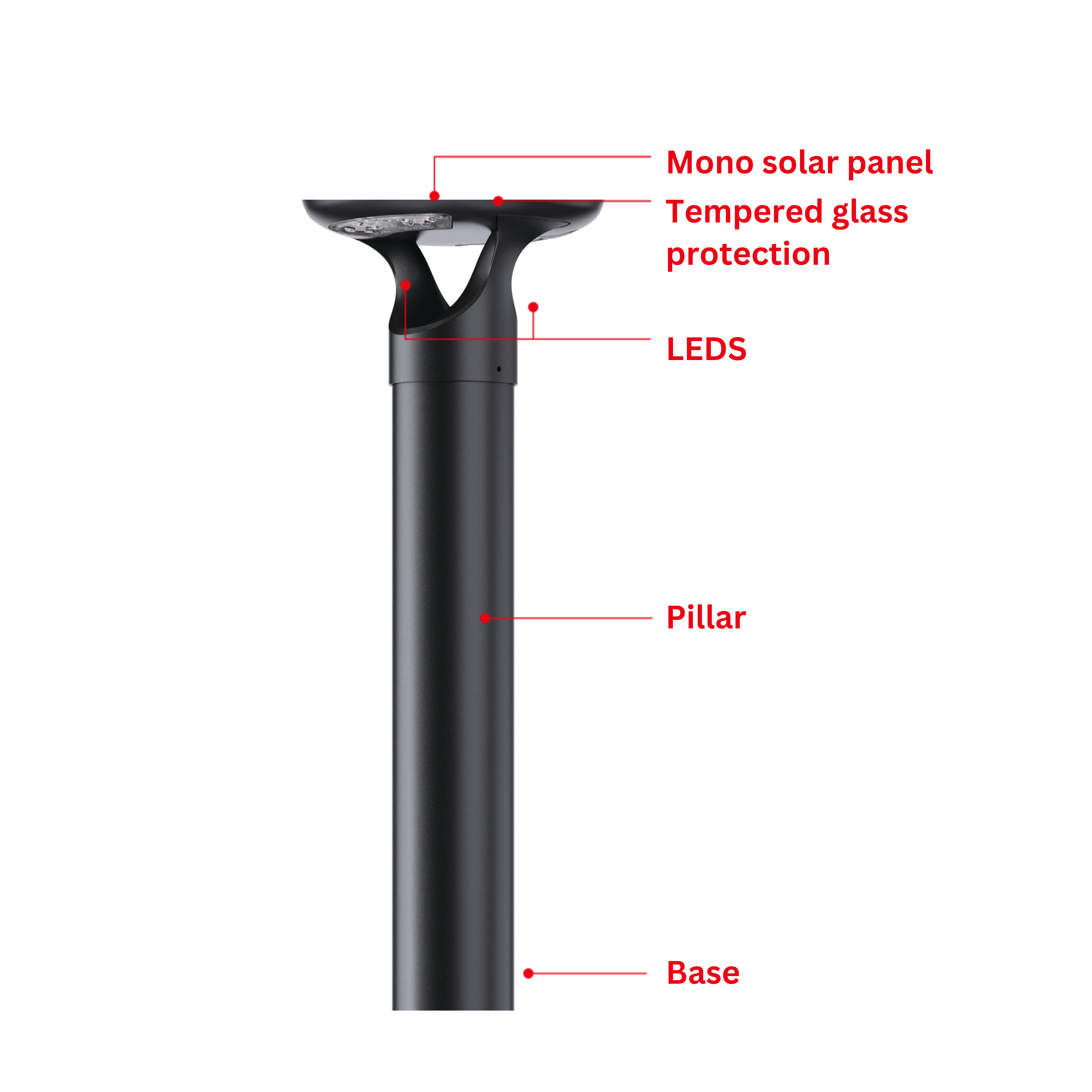 ORION SOLAR BOLLARD IK10